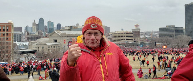 Greg at Chiefs Rally
